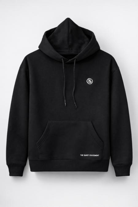 Eternal Shade Core Black Hoodie – Pocket