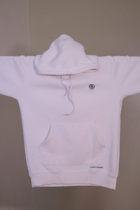 Eternal Shade Core White Hoodie – Pocket
