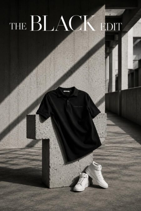 The Black Edit Tee - Image 1
